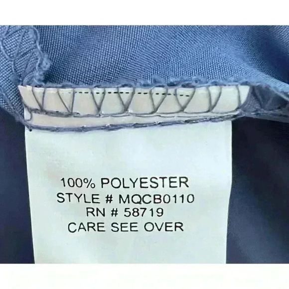 Notations Womens Short Sleeve Button Up Shirt XL Royal Blue Soft - Picture 6 of 7